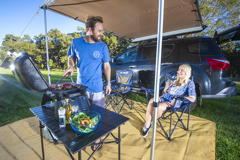 Kings Portable Alloy Camping Table | Sturdy | Lightweight | 30sec 