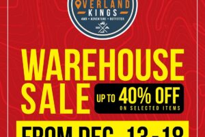 Overland Kings Warehouse Sale Is Happening from Dec 13 to 18, 2021